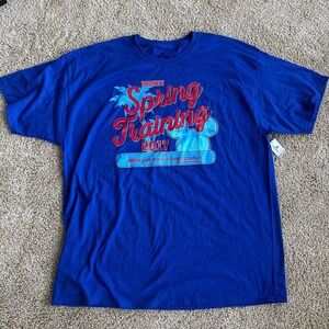 Disney Spring Training 2XL ESPN 2017 Sports Walt Land Resort‎ Blue T-shirt New!